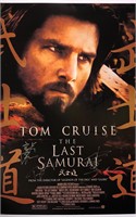 Last Samurai Poster Tom Cruise  Autograph
