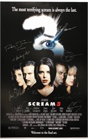 Scream 3 Poster  Wes Craven  Autograph