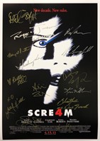 Scream 4 Poster  Wes Craven  Autograph