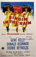 Singing in the Rain Poster Gene Kelly  Autograph