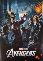 Marvel Avengers Mini Poster Stan Lee Autograph
