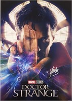 Marvel Dr Strange Mini Poster Stan Lee Autograph