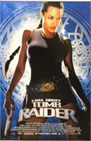 Tomb Raider Angelina Jolie Poster Autograph