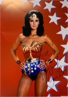 Lynda Carter Autograph Wonder Woman Poster