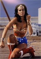 Lynda Carter Autograph Wonder Woman Poster
