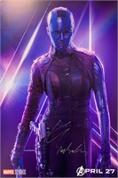 Karen Gillian Autograph Avengers Poster