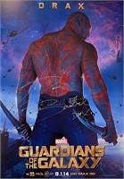 Dave Bautista Autograph Avengers Poster