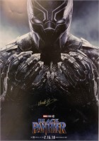 Chadwick Boseman Autograph Black Panther Poster