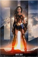 Gal Gadot Autograph Wonder Woman Poster