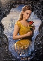 Emma Watson Autograph Beauty & the Beast Poster