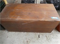 Wood trunk - 44" x 21" x 21" - crudely made