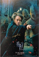 Maggie Smith Autograph Harry Potter Poster