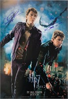 Oliver Phelps Autograph Harry Potter Poster