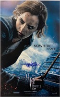 Emma Watson Autograph Harry Potter Poster