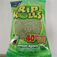 Rip Rolls, Green Apple, 40g x10