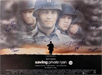 Tom Hanks Autograph Saving Private Ryan Poster