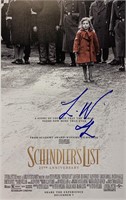 Liam Neeson Autograph Schindler's List Poster