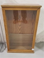 Display Case, 2 shelves, glass door