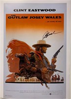 Clint Eastwood Autograph Outlaw Josey Wales Poster