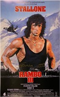 Autograph Rambo III Poster