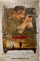 Autograph Rambo Last Blood Poster
