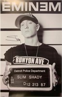 Autograph Eminem Poster