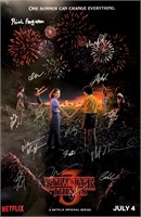 Autograph Stranger Things 3 Poster