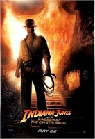 Autograph Indiana Jones Crystal Skull Poster