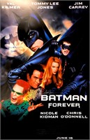 Autograph Batman Forever Poster