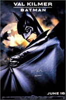 Autograph Batman Forever Val Kilmer Poster