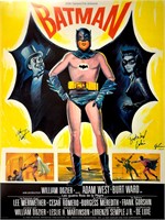 Autograph Batman Adam West Poster