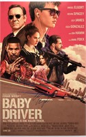 Baby Driver Poster Autograph