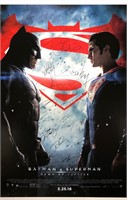 Batman VS Superman Poster Autograph