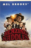 Blazing Saddles Poster Autograph