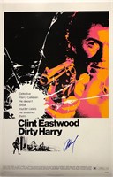 Dirty Harry Poster Autograph