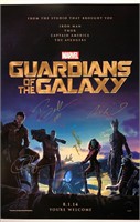 Guardians of Galaxy Poster Autograph