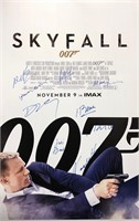 007 Skyfall Poster Daniel Craig Autograph