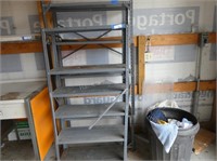 2 metal shelves - dirt/dents - 73" and smaller