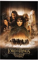 Lord of the Rings Poster Autograph