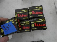 Tul Ammo 7.62 x 39mm - 5 full boxes