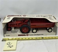 ERTL Farmall Tractor & Wagon Set 1/16 Scale #297