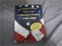 US 1999-2009 Quarters Collectors Folder W/Coins