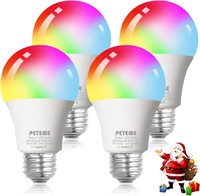 NEW $47 4PK WiFi LED Smart Light Bulbs