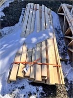 Pile of 2"x4" x 105" long lumber