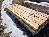 Pile of 2"x4" x 104" lumber