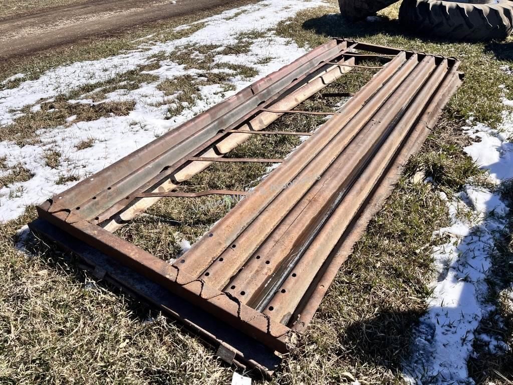 2) cattle guard feed panels
