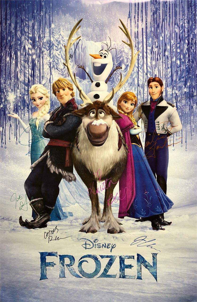 Autograph Frozen Idina Menzel Poster