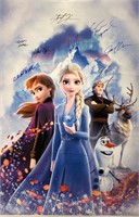 Autograph Frozen 2 Kristen Bell Poster