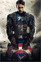 Captain America Autograph Poster
