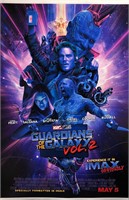 Autograph Guardians Galaxy 2 Poster